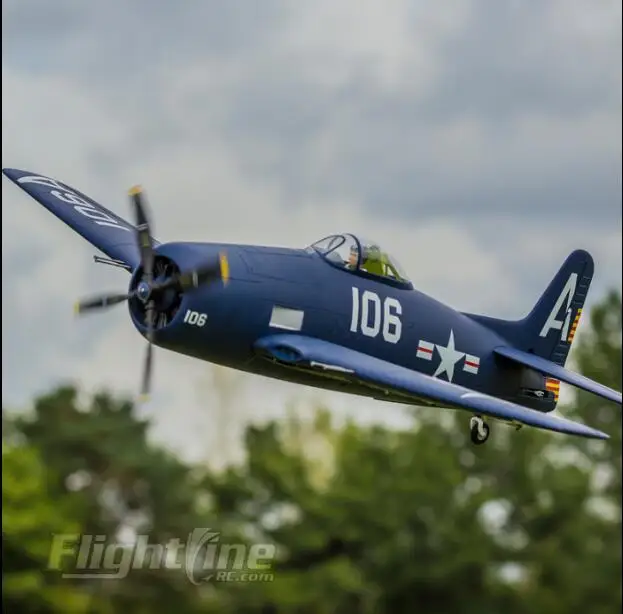 Flightline Freewing rc самолет warbird 1 2 м F8F Bearcat PNP | Игрушки и хобби