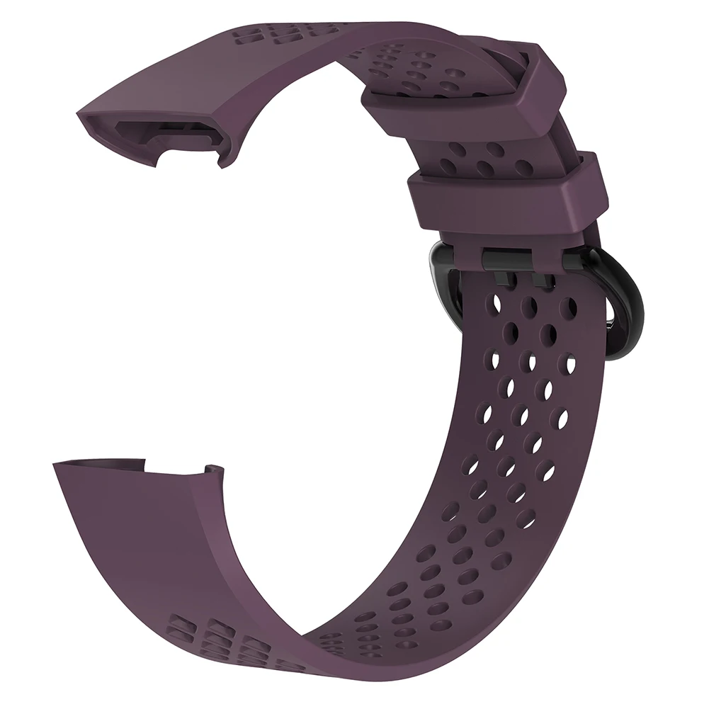 Силиконовый спортивный ремешок смарт-браслет для часов Fitbit Charge 3 | Наручные часы