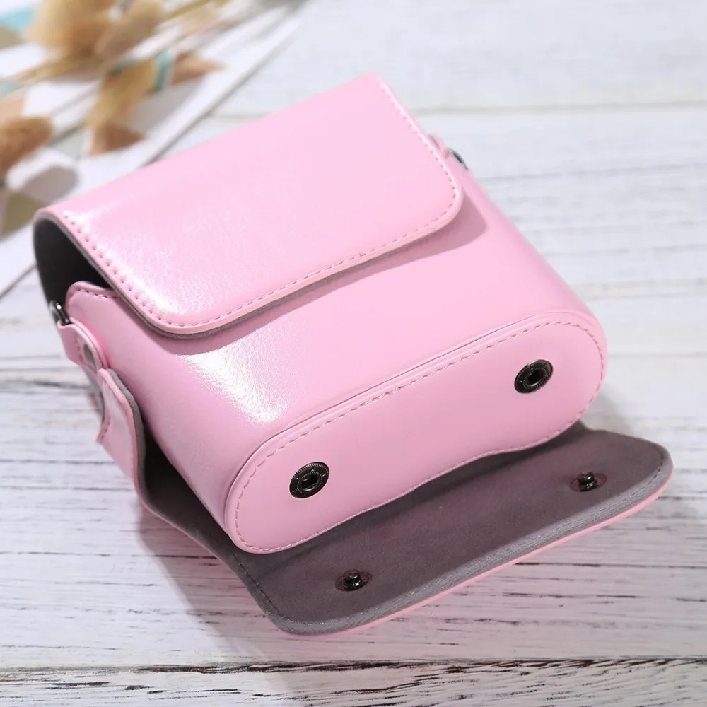 Всего тела Кожа PU цифровой Камера сумка для FUJIFILM instax mini 90/25/7/8/ 9 чехлы с