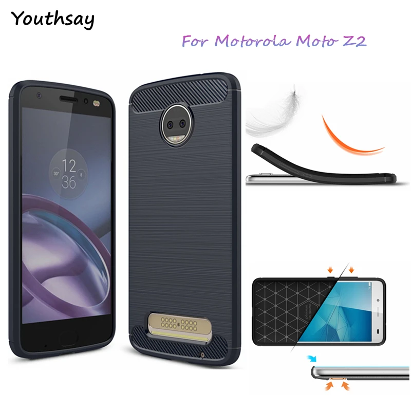 

Чехол Youthsay для Motorola Moto Z2, мягкий чехол из ТПУ для Motorola Moto Z2, чехол для телефона Moto Z2, 5,5 дюймов