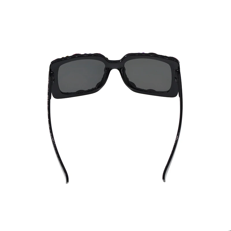 Солнцезащитные очки в стиле барокко женские ретро с инкрустацией цветами