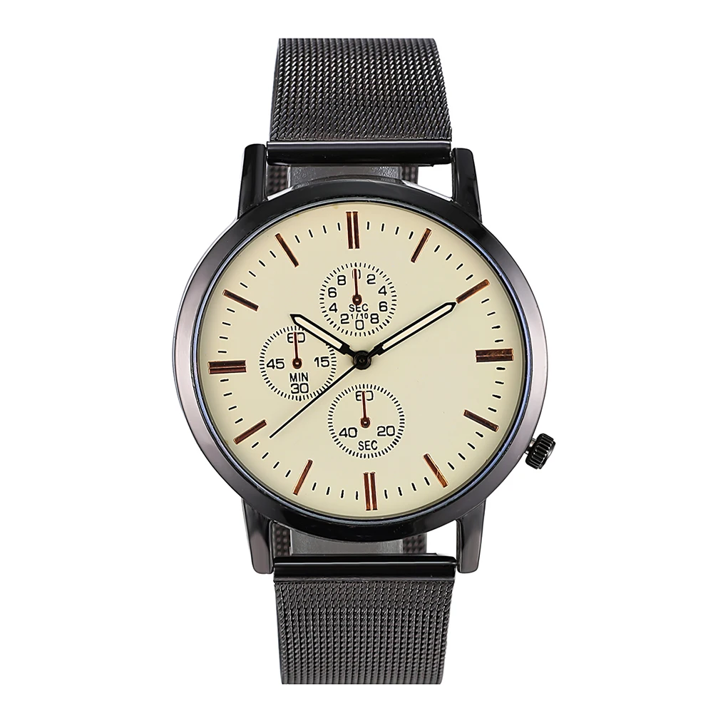

Relogio Masculino 2019 New Luxury Brand Quartz Watch Men Fashion Business Dress Watches Casual Stainless Steel Mesh Wristwatches