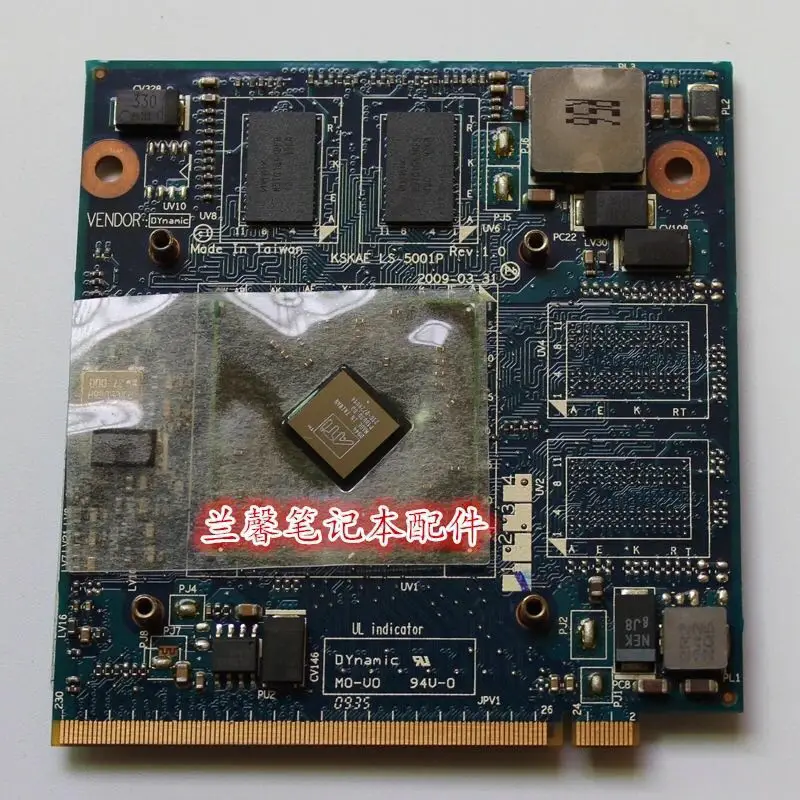 LS 5001P HD4650 HD4500 HD5100 Графический видео Vga карты 256 Мб для ноутбука toshiba A500 L500