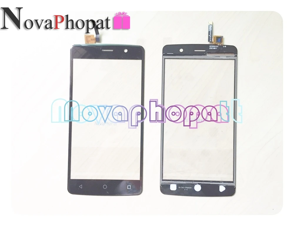 Novaphopat Черный сенсорный экран дигитайзер стекло для DEXP Ixion ES750 дигитайзер сенсор стеклянная панель Замена экрана+ отслеживание