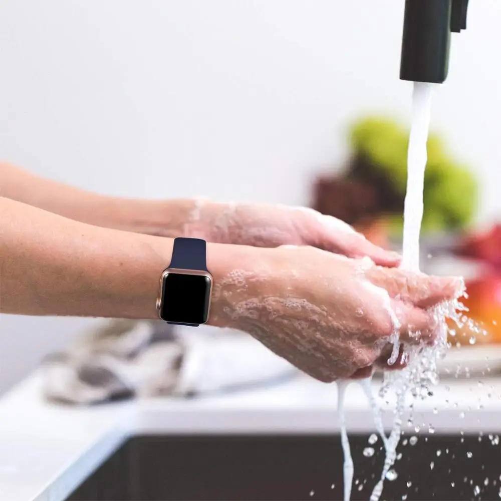 Lbiaodai ремешок для apple watch 4 3 apple watch band apple watch ремешок 44mm 40mm iwatch band 42mm 38mm спортивный силиконовый браслет ремешок для часов ремешки для apple watch 4 3 2 1
