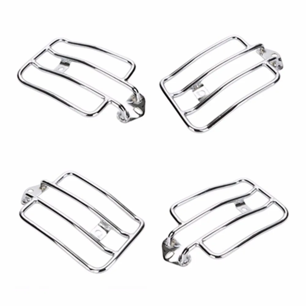 

Motorcycle Chrome Solo Luggage Carrier Rear Fender Rack For 2004-Up Harley Sportster XL 883 Sportster 1200