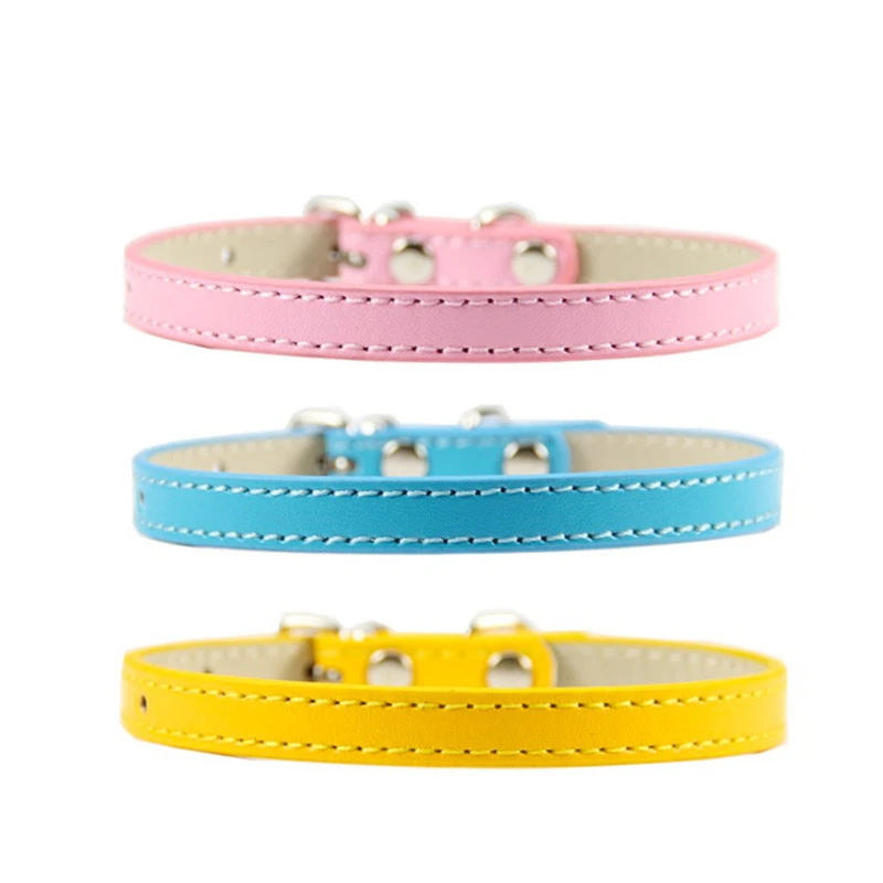 Аксессуары для кошек розовое ожерелье из искусственной кожи чихуахуа маленький