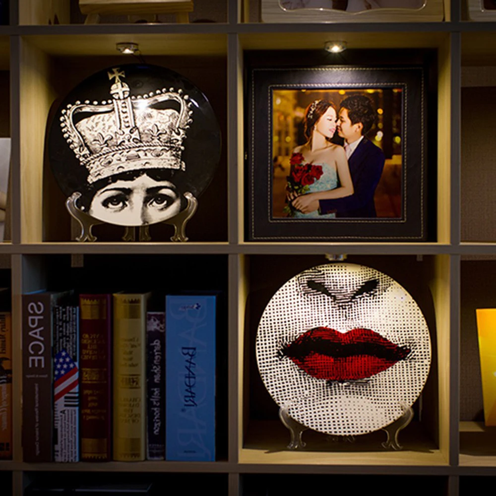 Красивые тарелки fornasetti Керамическая Настенная декоративная тарелка Креативный