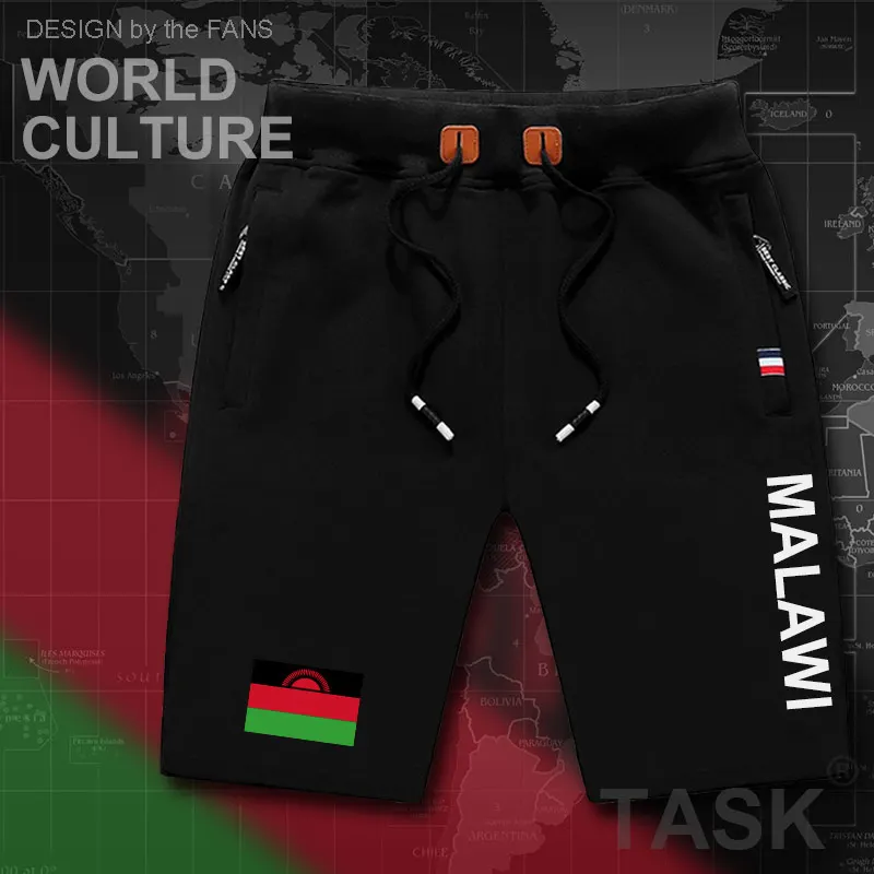 Мужские спортивные шорты с флагом на молнии | Мужская одежда