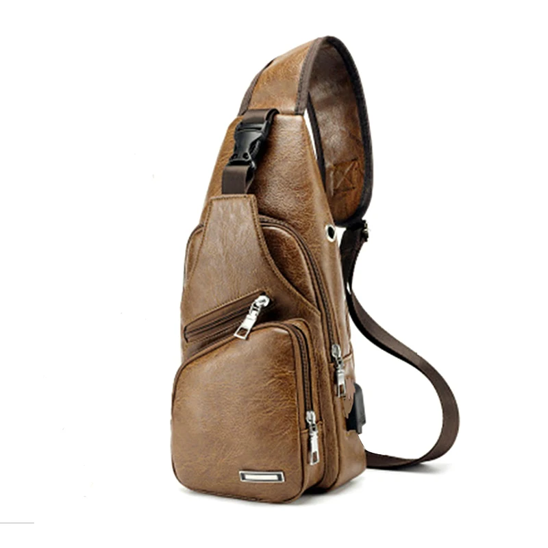 

Fashion Chest Bag Male Travel Chest Packs Solid Crossbody Bags Men Men's Chest Pack Single Sling Shoulder Bag Promotion