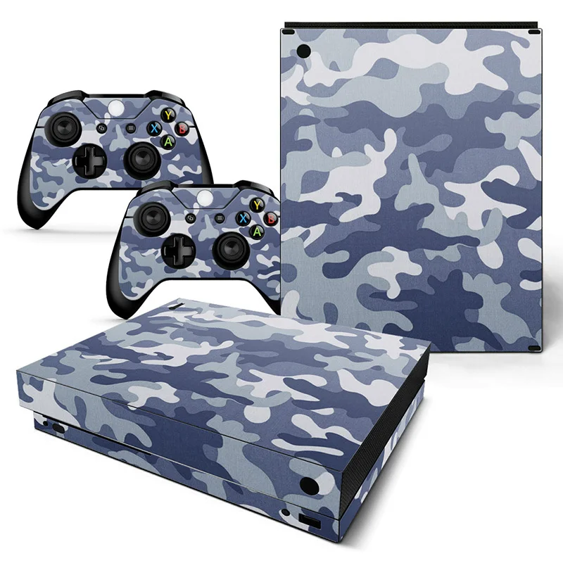 GOOYIYO-для Microsoft xbox ONE X наклейка геймер консоль контроллер виниловая переводная наклейка, имиджевый камуфляж кожи xbox ONE X наклейка