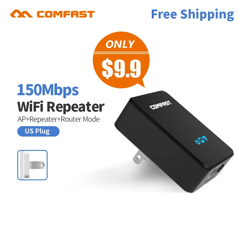 США Plug 150 Мбит/с Wi Fi усилитель 2 два Expander Беспроводной маршрутизатор мини