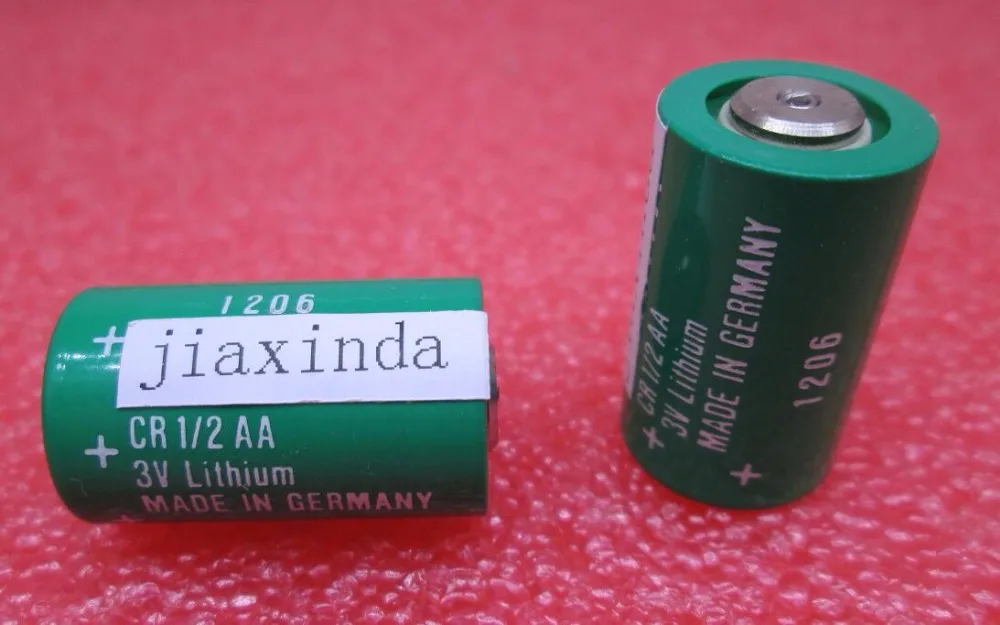 

jiaxinda NEW battery CR1/2AA 3V lithium battery PLC control in the Li-ion battery 5PCS/LOT