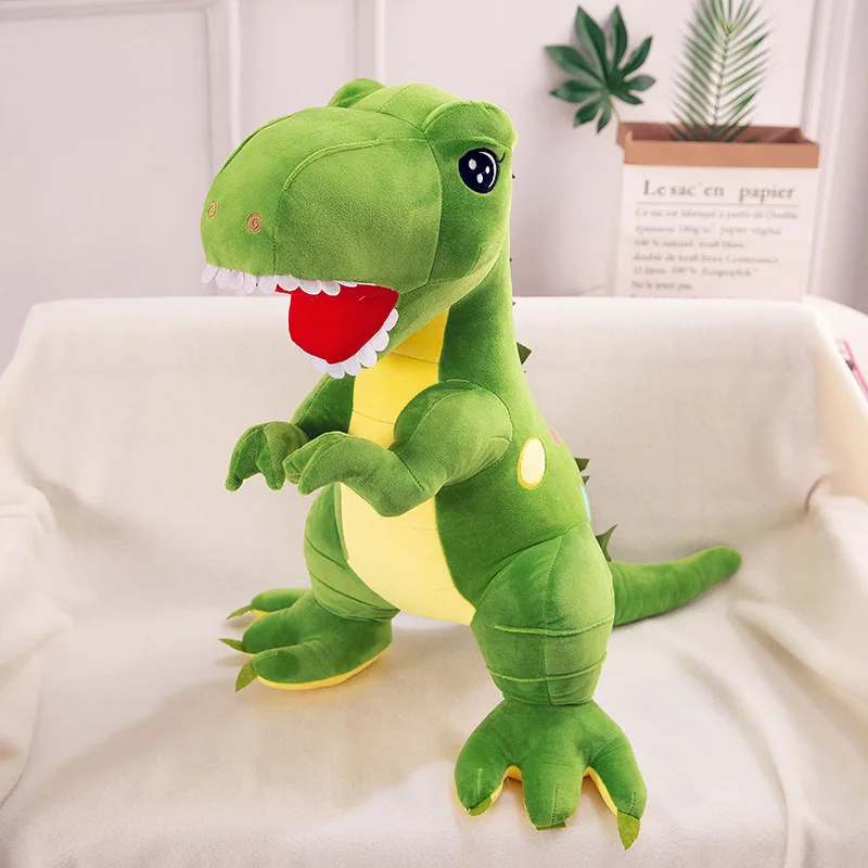 

1pc 60cm Cartoon Wave Dinosaur Plush Toys Cartoon Tyrannosaurus Rex Cute Stuffed Toy Dolls for Kids Children Boys Birthday Gift