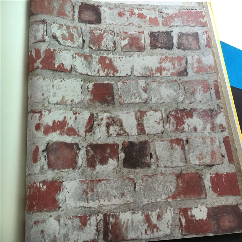 

beibehang Vintage Village Weathered Brick Brick Shop Wallpaper wallpaper for walls 3 d papel de parede 3d
