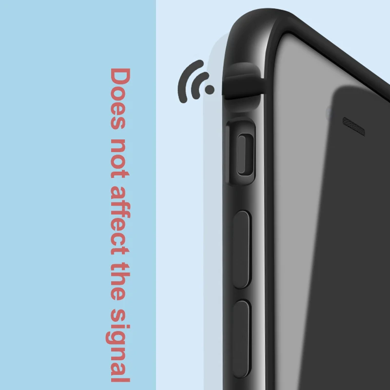 Алюминиевый бампер гибкий силиконовый чехол для iPhone 7 6S 8 XS Max XR Роскошный Жесткий