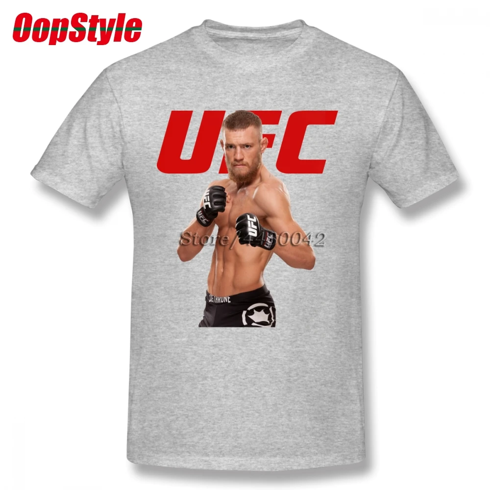 Лучшие Conor Mcgregor футболка для мужчин платье на заказ короткий рукав плюс размер