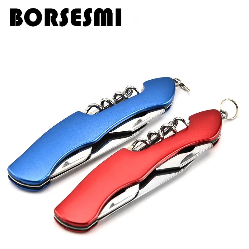 Горячая Распродажа 2 шт./лот нож для ключей из нержавеющей стали 5 функциональных