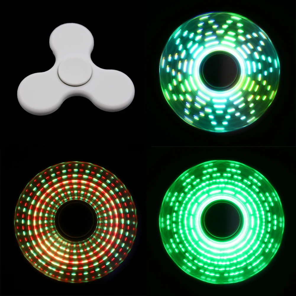 Светодиодный вспышки света изменение Непоседа ручной Spinner пальцев гироскопа