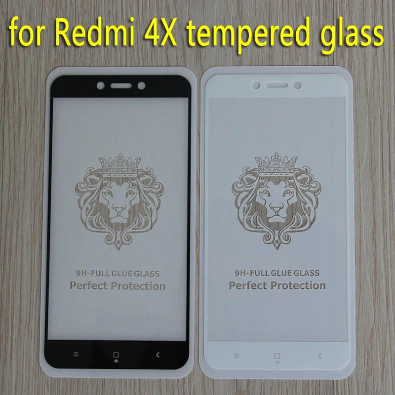 Защитное стекло на весь экран закаленное для Xiaomi Redmi 4X защитная стеклянная пленка