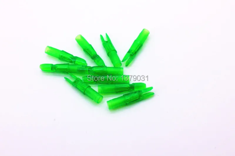 

50 шт. стрела для стрельбы из лука 3D Супер пластиковые ноки для карбоновой стрелы ID 4,3 мм Вал стекловолокна стрела охотничья НОК