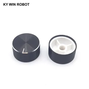 1 шт. 25x13 мм 6 мм отверстие вала из алюминиевого сплава черная ручка потенциометра