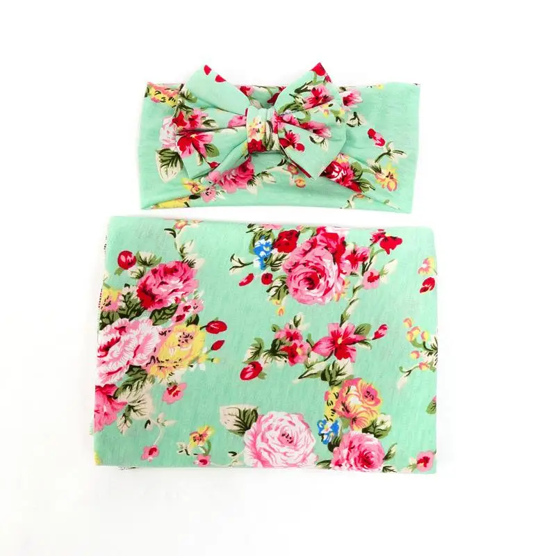 1 компл. лук узел оголовье и пеленать Одеяло набор отрыжка комплекты одежды для