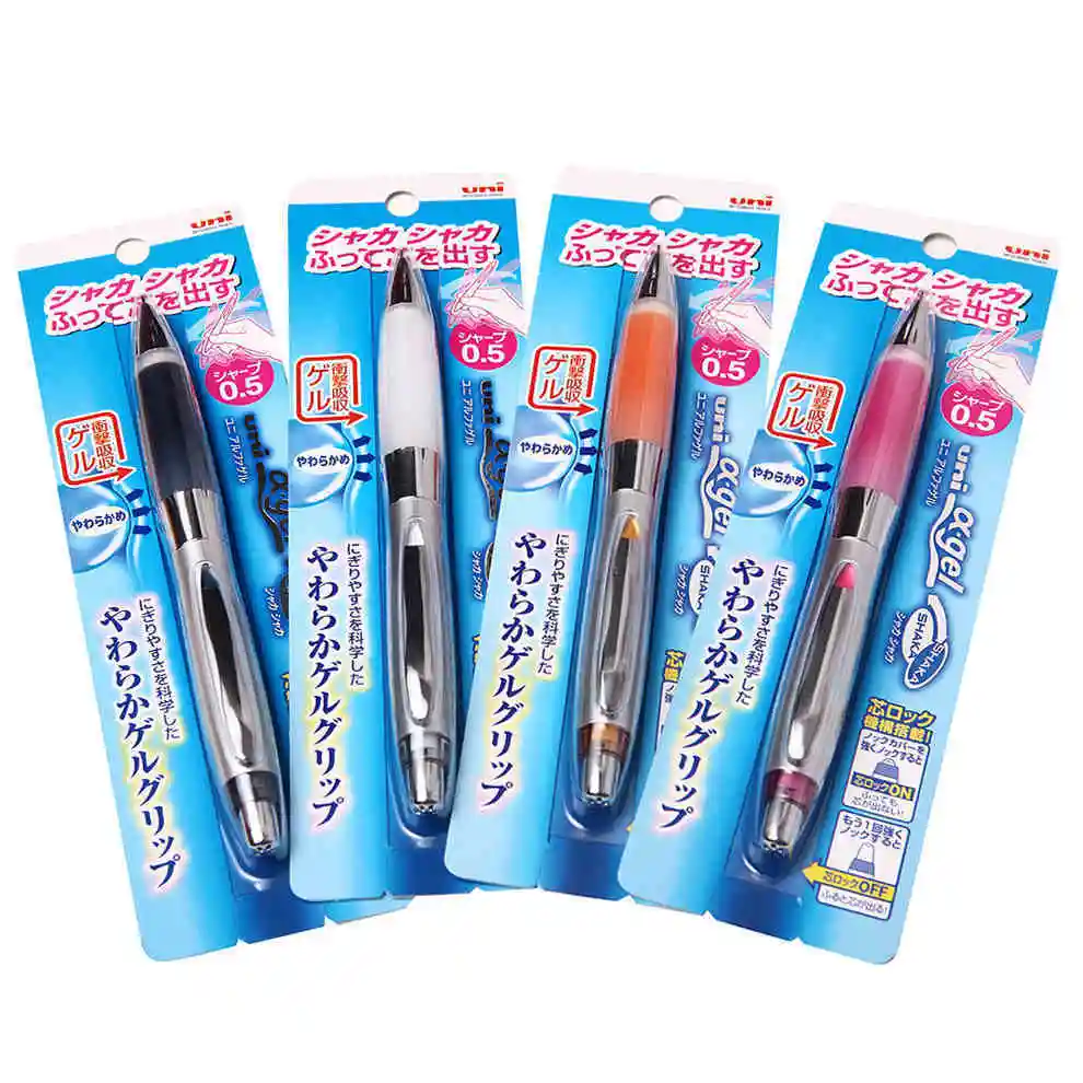 1 шт. Mitsubishi Uni Alpha gel Анти усталость шейкер механический карандаш M5 617GG 0 5 мм 6 цветов
