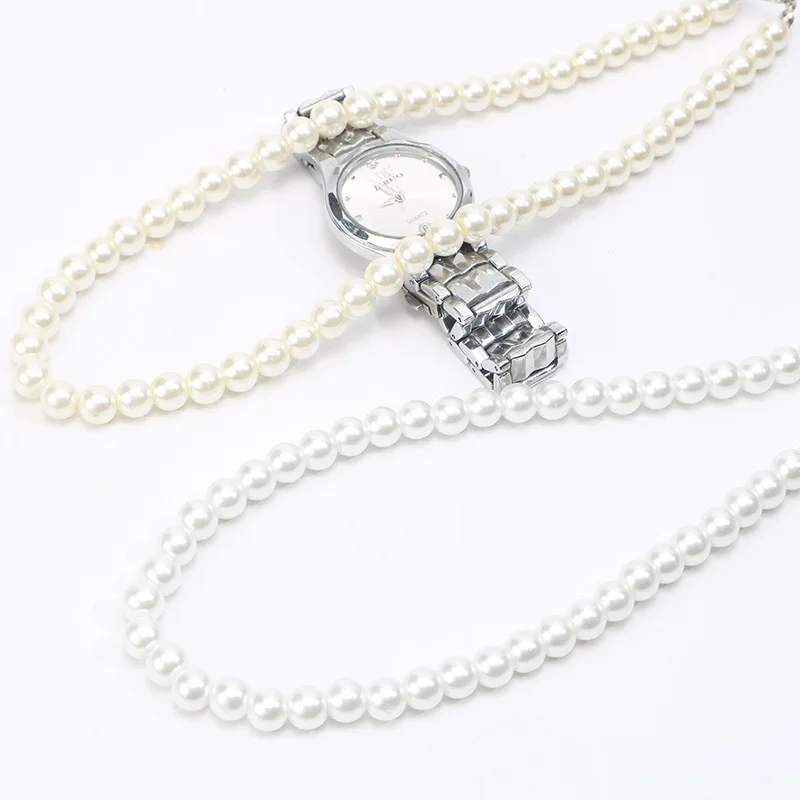 Женское Ожерелье-чокер 2 цвета колье с искусственным жемчугом ювелирные изделия |