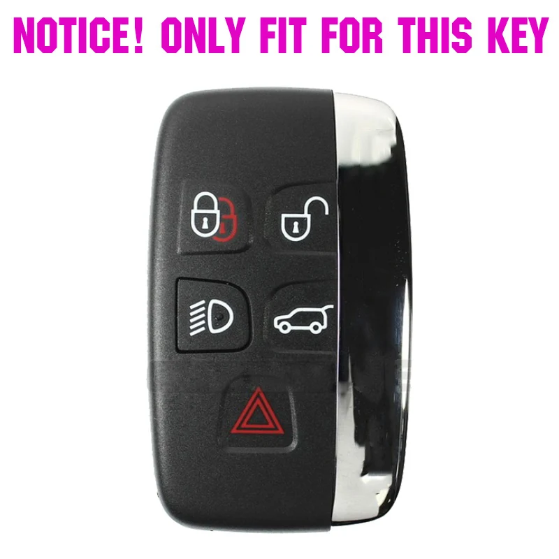 Силиконовый чехол для ключей Land Rover Range Sport Vogue Evoque Discovery 4 Freelander Keyless Fob Shell Holder