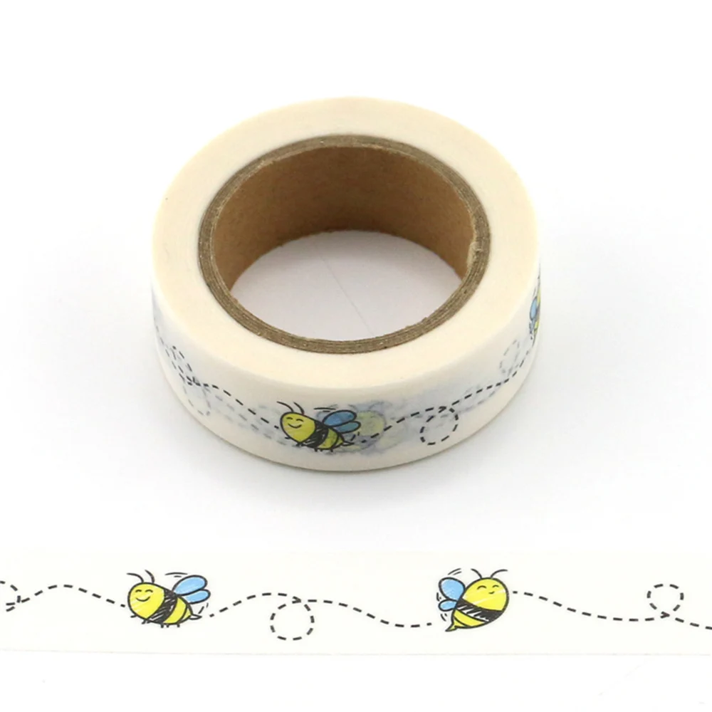 

15cm X 10mm gold cute insect decorative tape DIY party decoration scrapbooking tape school office supplies