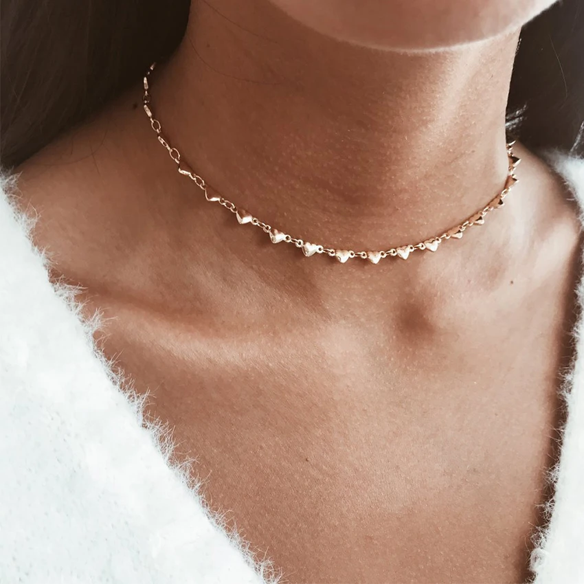 Ожерелье женское золотое с сердечком|gold necklace|gold necklace for womennecklaces women |