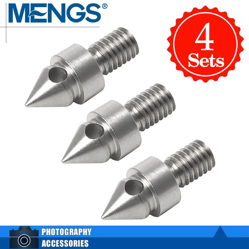 MENGS 4 комплекта в упаковке TS-10 3/8 &quotножной шип (набор из 3) (D15mm X H36mm) с нержавеющей