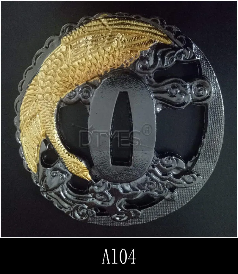Сплав японские аксессуары для мечей Tsuba Красивая защита для катаны вакизаши Танто 3,2 см ширина(около хабаки) лезвие Al01-Al32