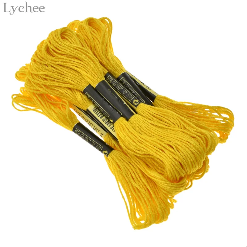 Lychee Life красочный крестообразный фотоэлемент для рукоделия ткань ручной работы