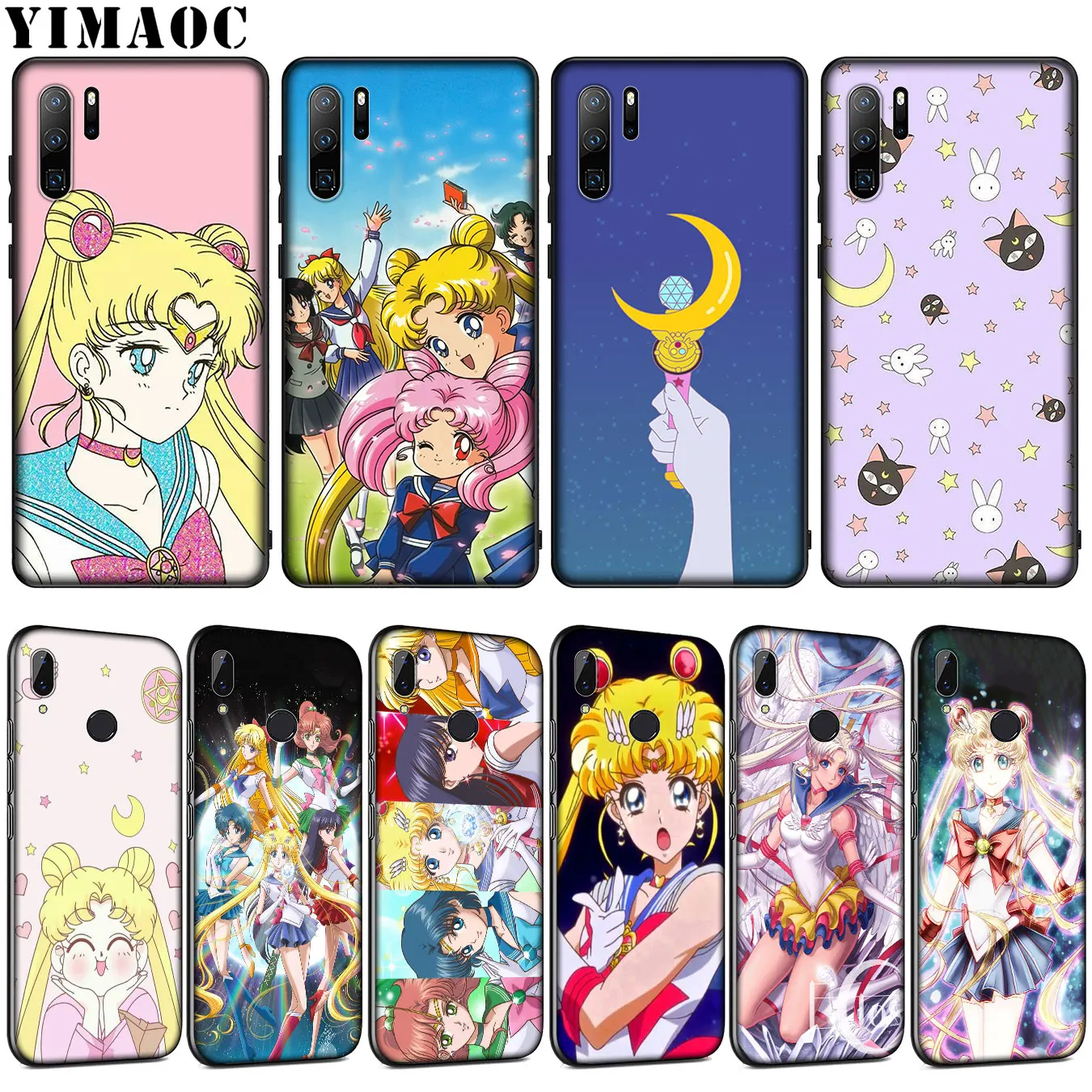 YIMAOC аниме Сейлор Мун Мягкий силиконовый чехол для Huawei P30 P20 Pro P10 P9 Lite Mini 2017 2016