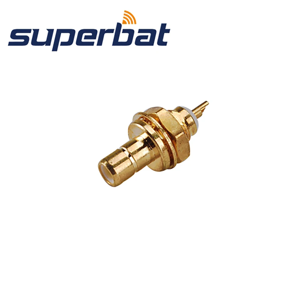 Superbat 10 шт. DAB спутниковый радиоразъем SMB панель монтажный разъем с гайкой и