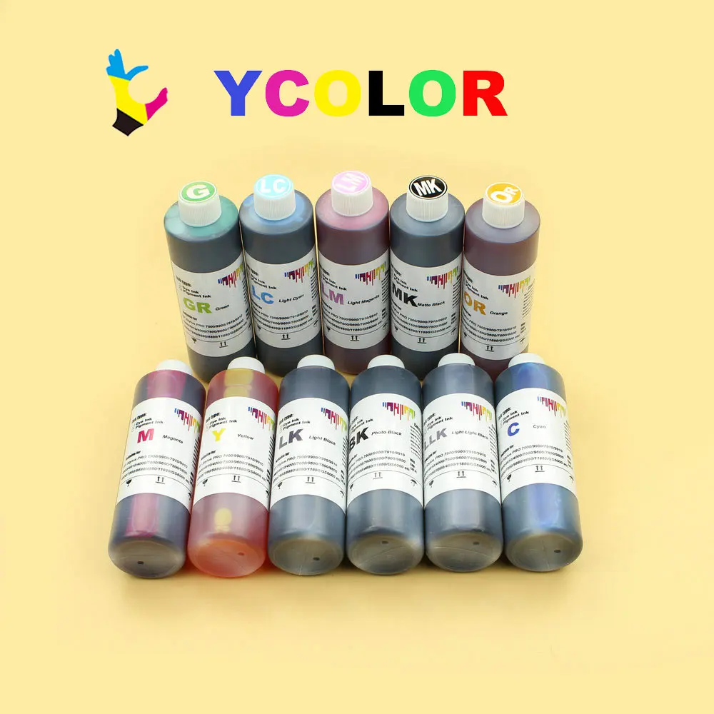 Красящие чернила 250 мл для принтера Epson Stylus Pro 4900 4910 7900 9900 7910 9910|Наборы заправки