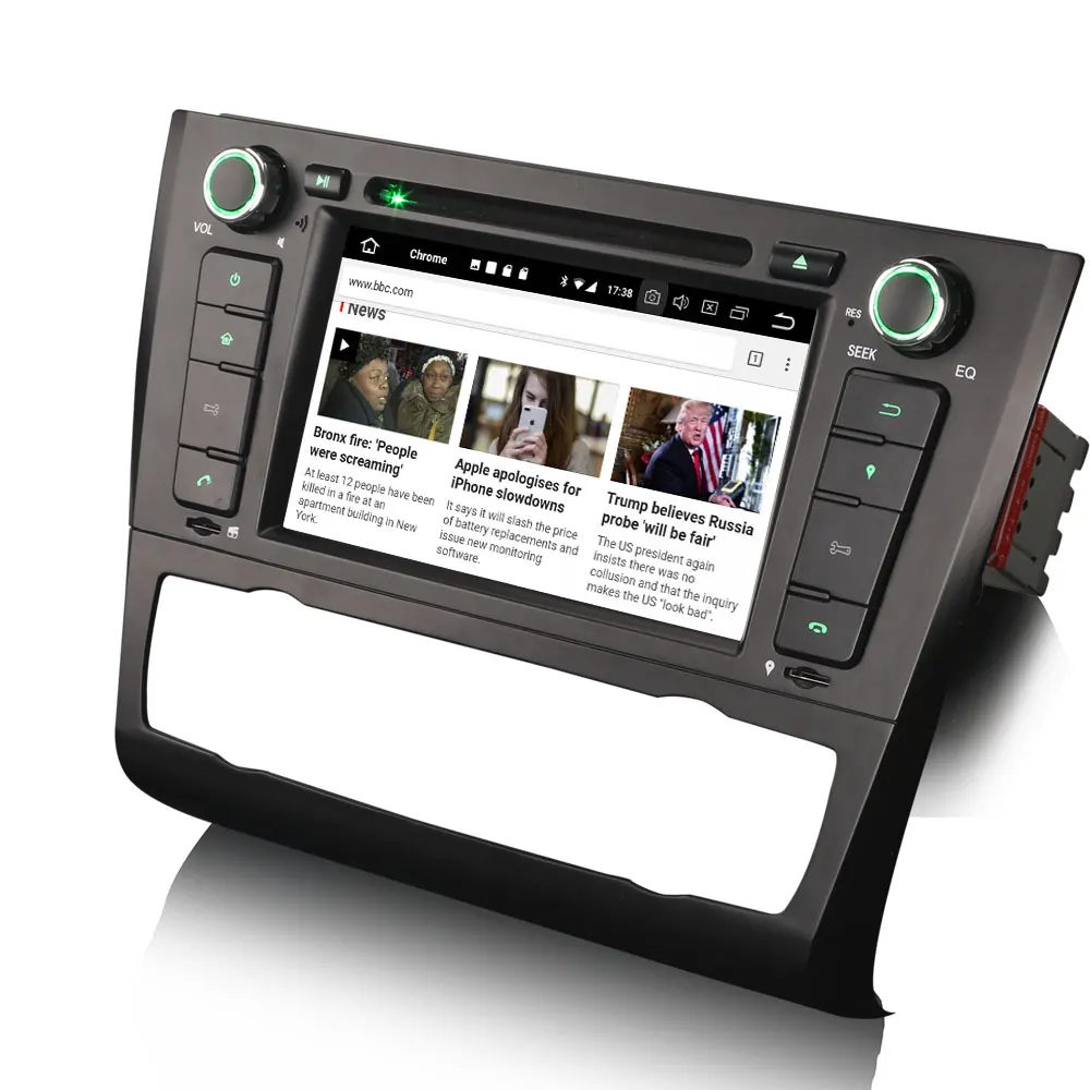 Erisin ES7840B 7 &quotAndroid 8 0 Восьмиядерный 4G RAM автомобильный DVD GPS радио DVR DAB + для BMW E81