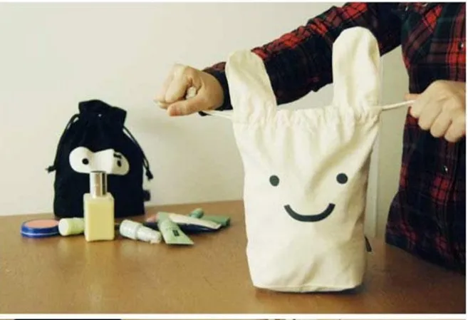 Сумки для хранения ниндзя Кролик предметы дорожная сумка удобная 24*22 см закуска