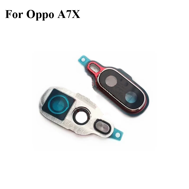 

Стеклянный объектив для задней камеры Oppo A7X + Крышка для камеры Круглые части корпуса OPPOA7X проверка замены подходит для Oppo A7X A7 X