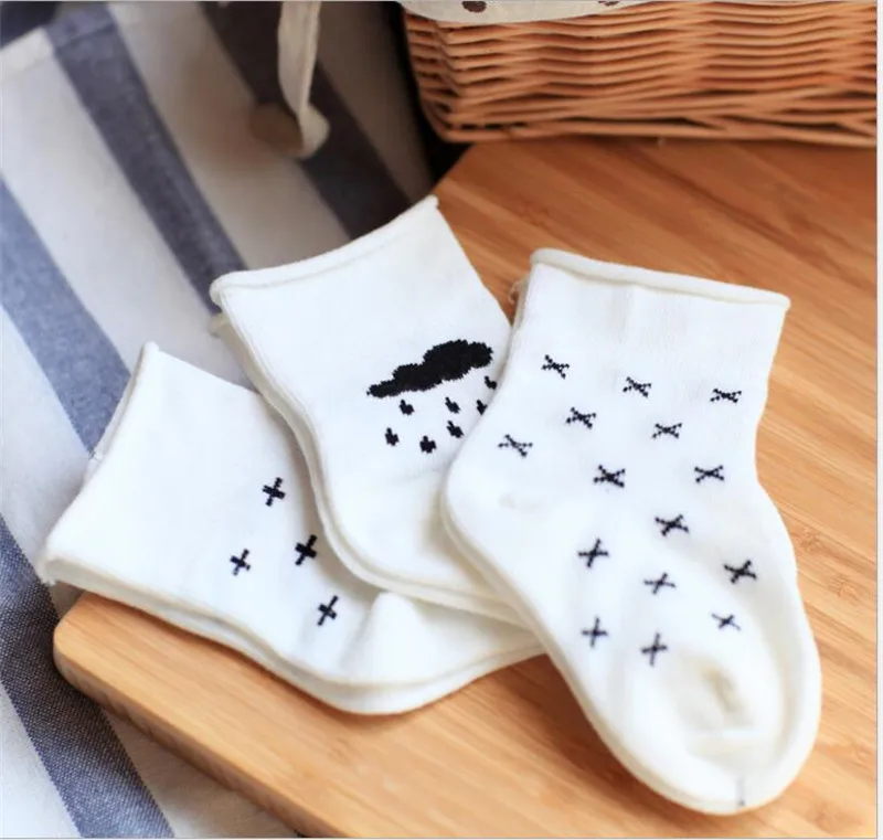 1 Pair Cotton Spring Winter Autumn Baby Girls Boys Kids Socks Children DIY created socks Christmas gift | Детская одежда и обувь