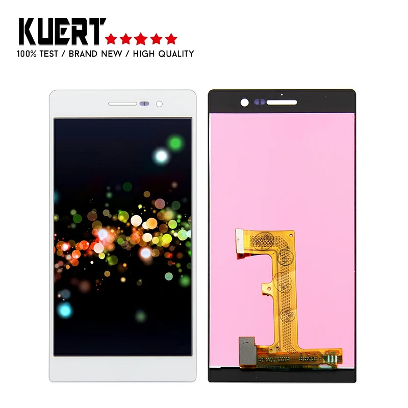Бесплатная доставка с рамкой для Huawei Ascend P7 L00 L05 L10 5 0 ''дигитайзер сенсорный