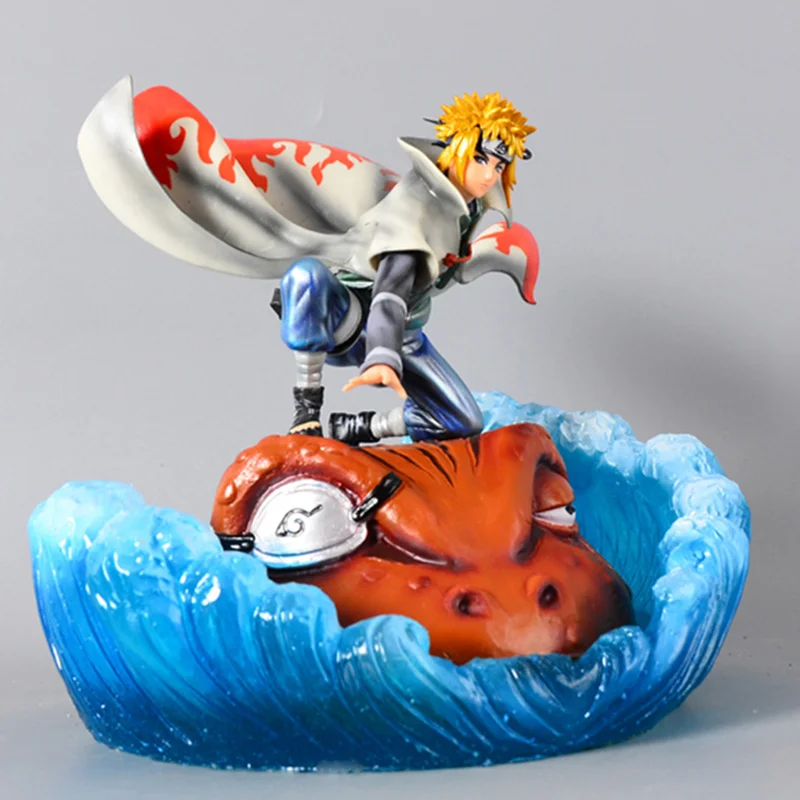 Статуя Наруто Namikaze Minato Hokage Gama Bunta GK полноразмерная портретная фигурка из смолы