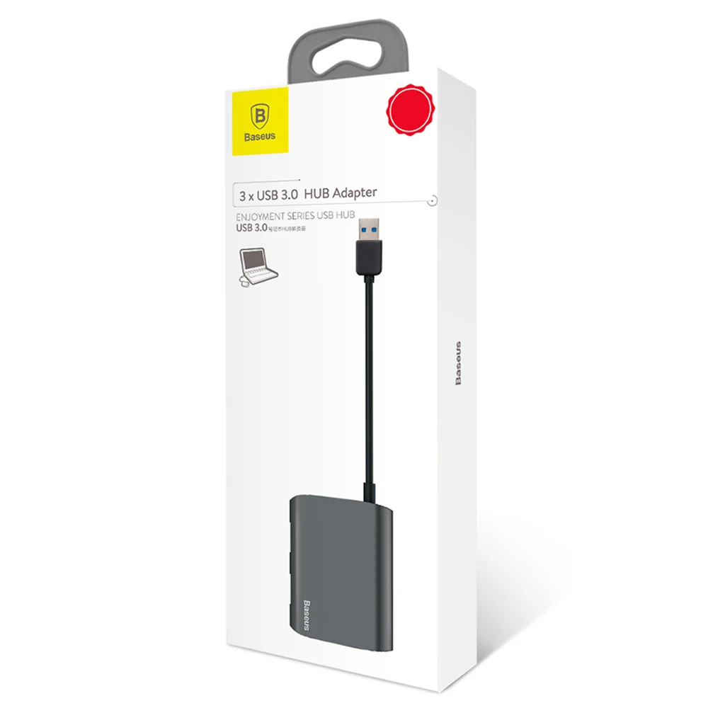 Baseus enjoy Series USB to 3 0 концентратор адаптер многопортовый светодиодный для u
