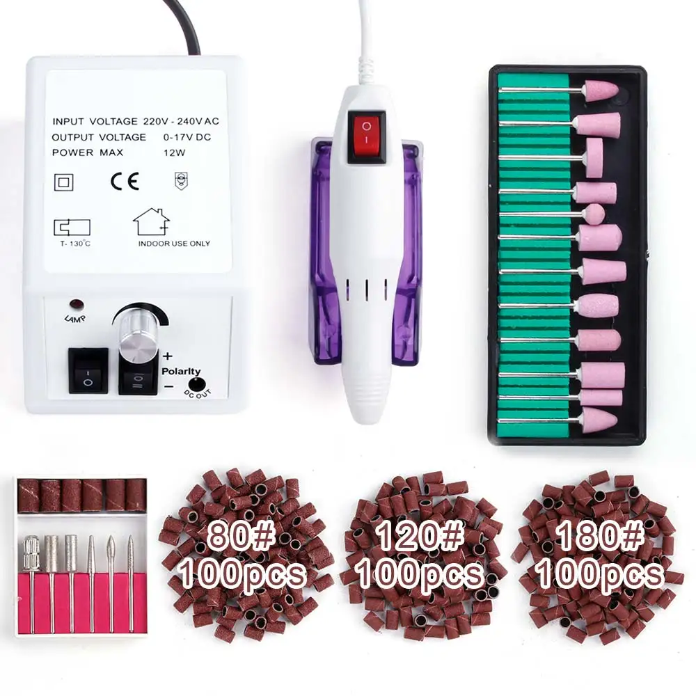 Электрическая дрель для ногтей фрезерный станок Керамический Резак удаления