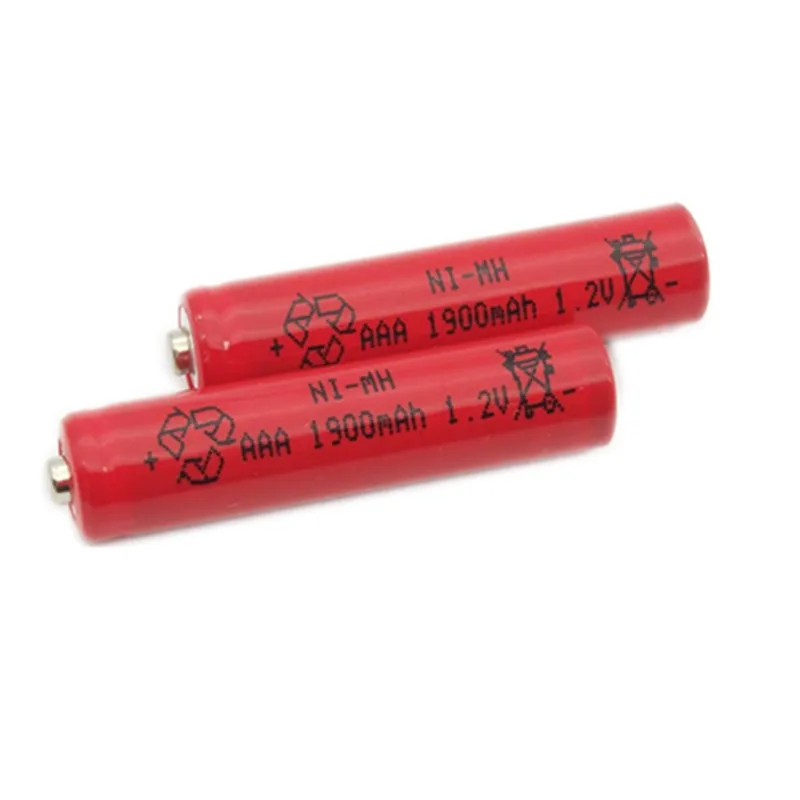 Красный 8X1900 mAh Ni MH AAA аккумулятор 1 2 V нейтральный аккумуляторные батареи