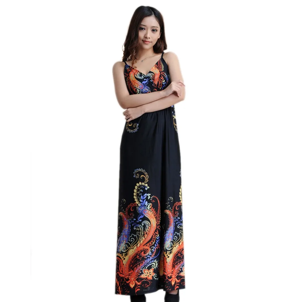 Женское богемное платье макси в стиле ретро размеры до 6xl|dress 6xl|maxi dresssummer dress |