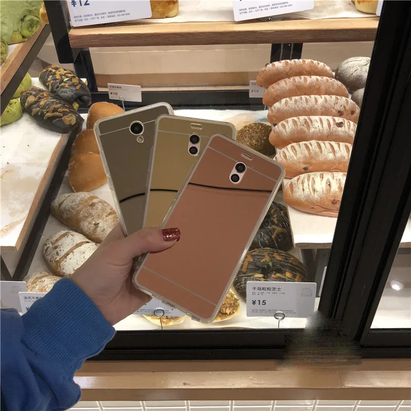Роскошный мягкий силиконовый зеркальный чехол для Meizu MX6 M3 M3S мини M3 Примечание M3X M5 Note Pro M5S M5 M6 Примечание E2 полное покрытие золотые украшения Fundas