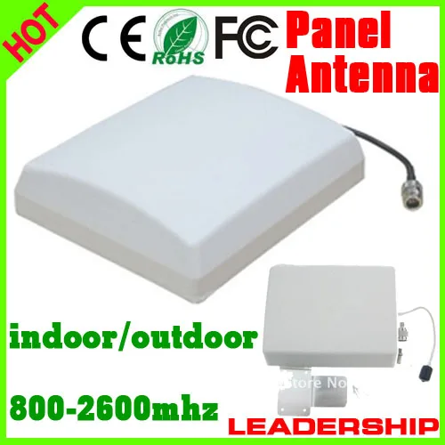 Уличная панельная антенна 9dBi 800 МГц-2500 МГц GSM 3G WIFI DCS WCDMA UMTS Усилитель сотового